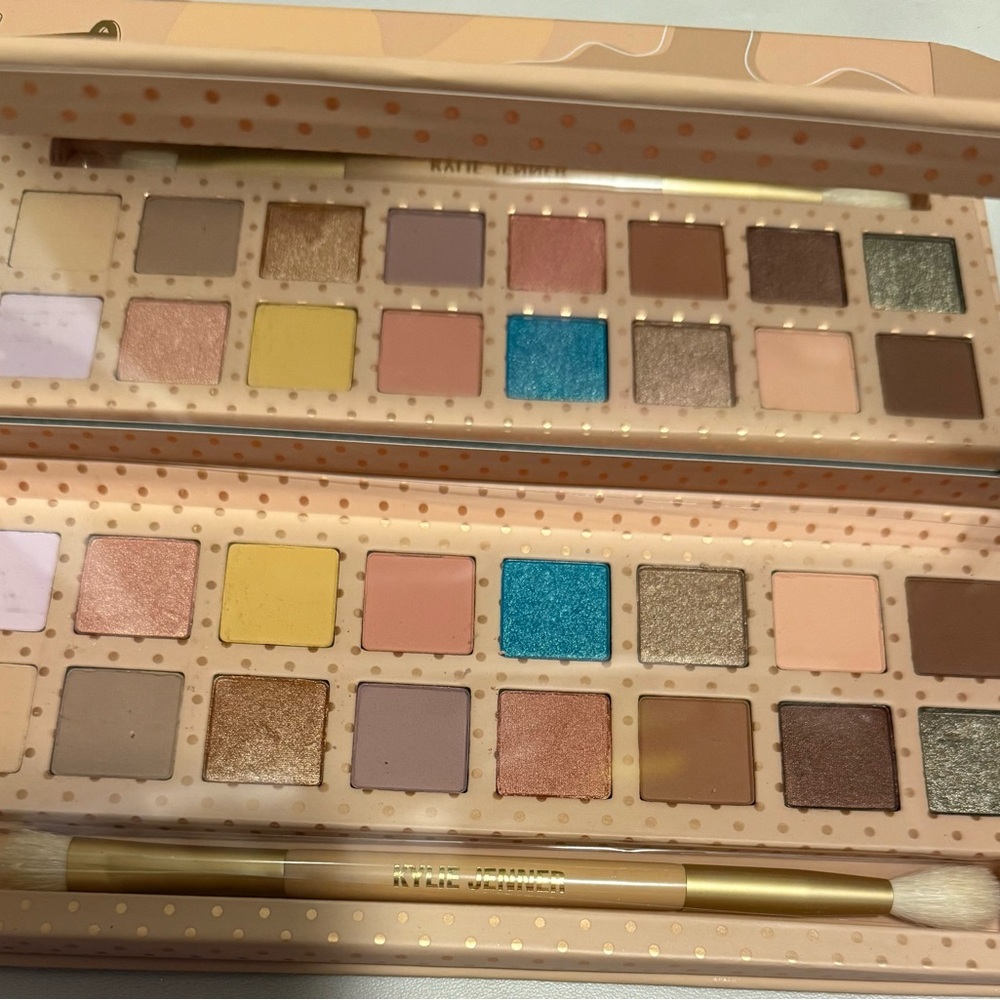 Kylie Cosmetic Eyeshadow Palette - Vibrant Blue and Gold Shades